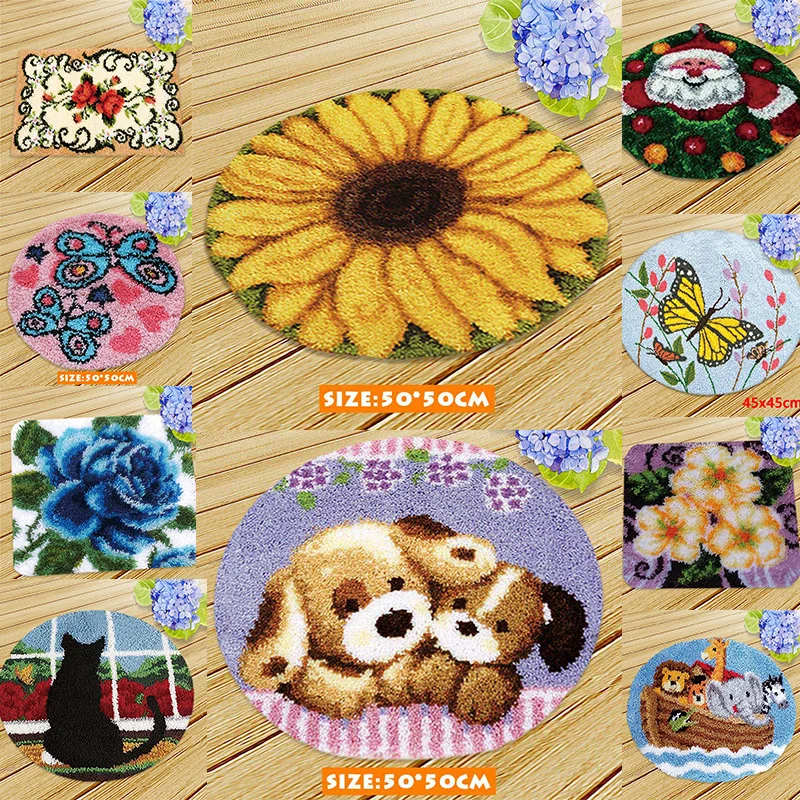 

Набор подушек с крючком-защелкой для ландшафта, вышитый ковер, смрнк-Узелок, аксессуары для рукоделия с животными, самостоятельное изготовл...