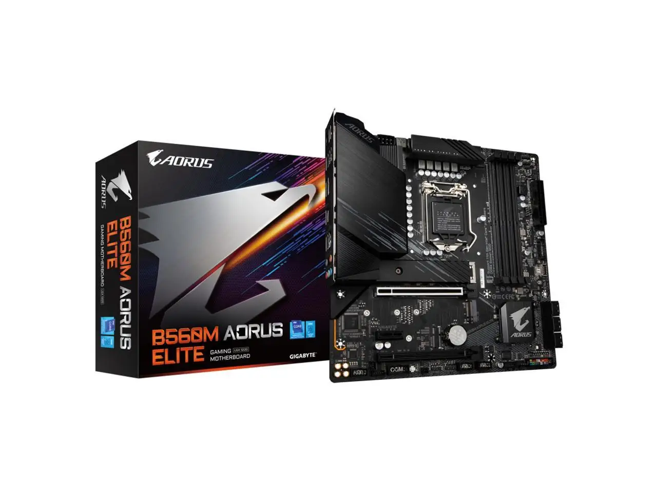 

LGA 1200 Gigabyte B560M AORUS ELITE Motherboard Combo i7 10700 LGA 1200 Processor Kit Intel Core i7 10700 CPU B560 Mainboard New