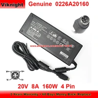 genuine 0226a20160 ac adapter 20v 8a 0226c20160 for fujitsu amilo a1630 a1635 d1845 d1840 d1840w with 4 pin tip power supply