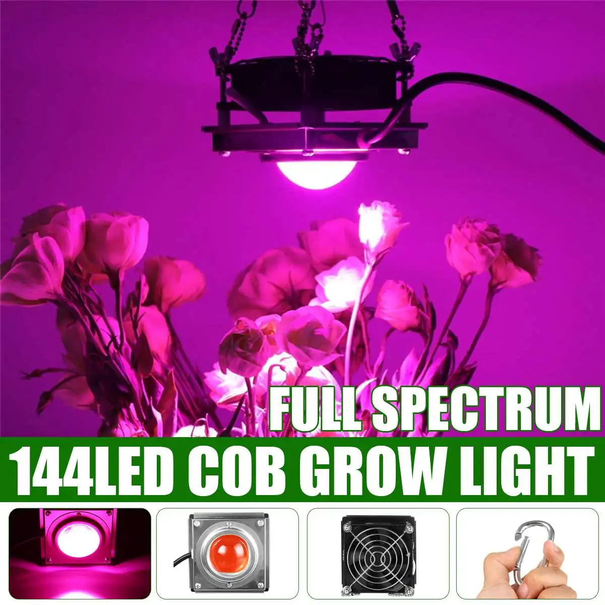 

Водонепроницаемая фитолампа, 3000 Вт, 144 светодиодов, 85-265 в