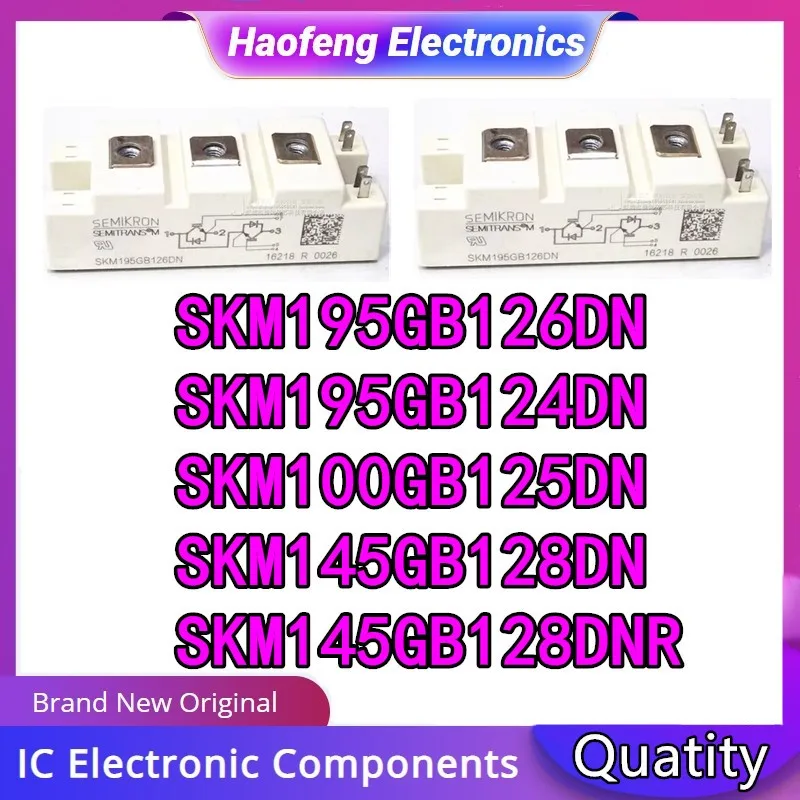 

Новый оригинальный модуль SKM195GB126DN SKM195GB124DN SKM100GB125DN SKM145GB128DN SKM145GB128DNR, интегральные схемы