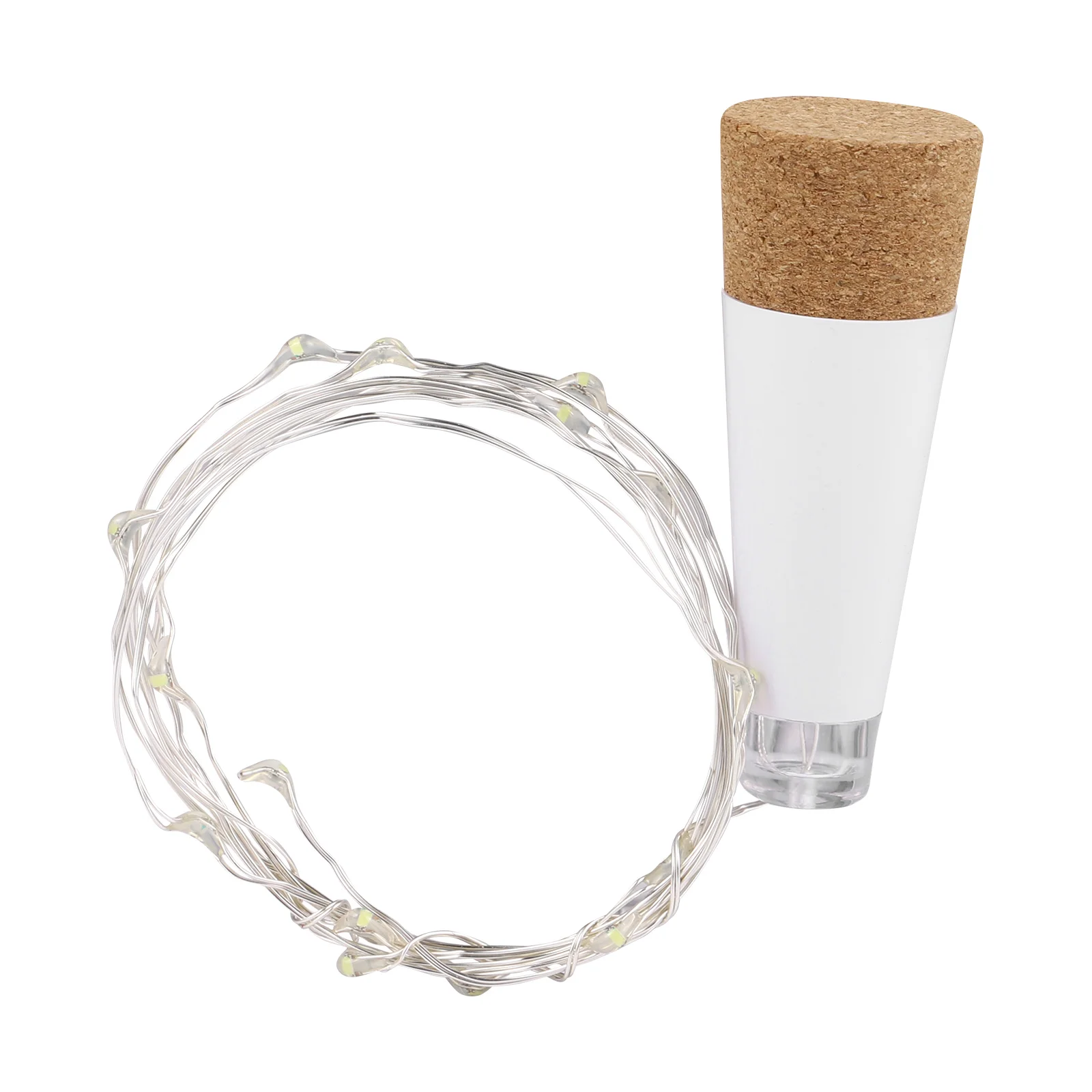

Uonlytech 1.5m Bottle String Lights Rechargeable USB Cork Light String Fairy LEDs String Lamps for DIY Party Decoration