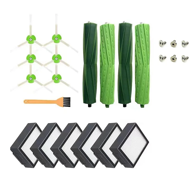 

Сменные детали: основная и боковая щетки, HEPA-фильтр, совместимый с Irobot Roomba I7 I3 E5, аксессуары для пылесоса