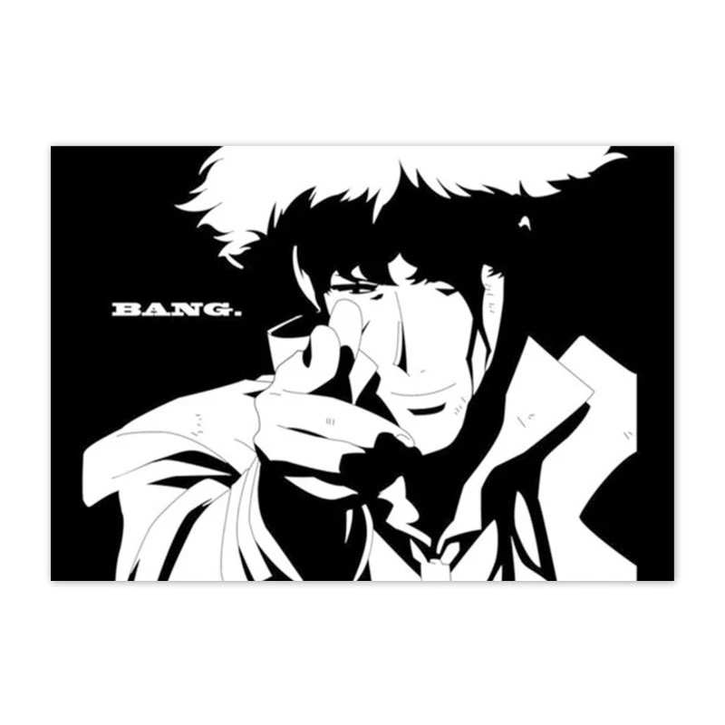 Настенное искусство HD-принты домашний декор ковбойский постер для детей аниме