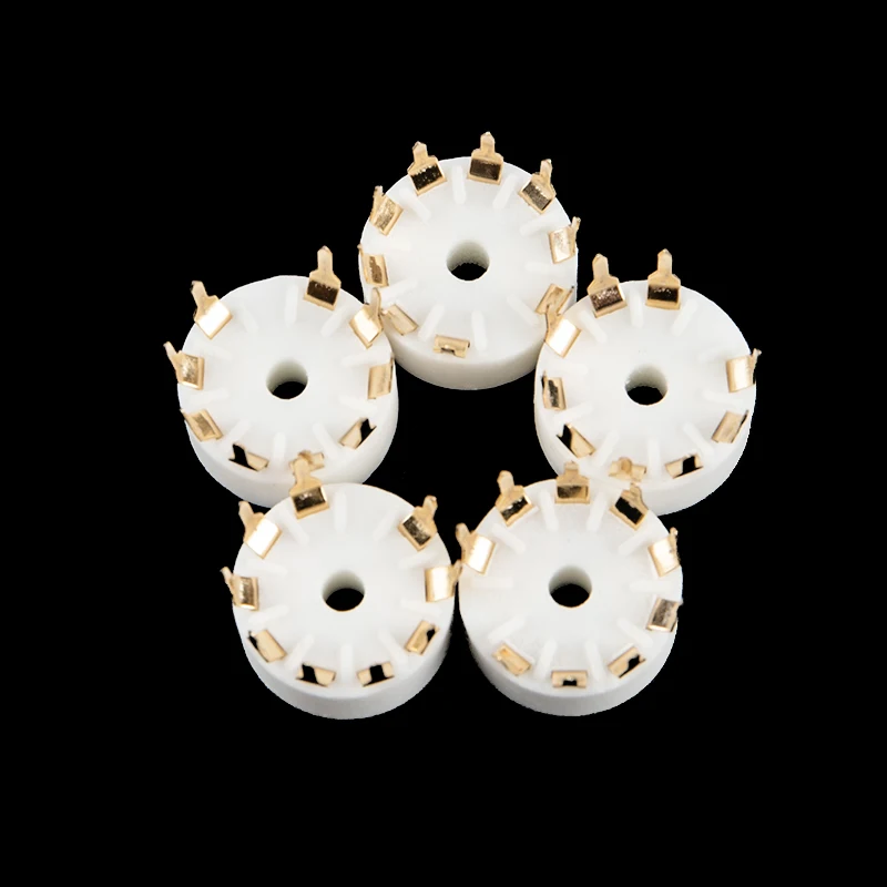 5 шт. керамический 9pin B9A монтажный патрон для 12AX7 12AT7 12AU7 6DJ8 ECC82 5670 6922 Hifi аудио