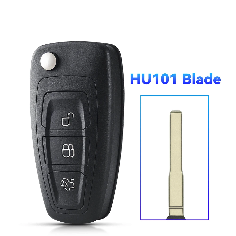 

KEYYOU 1 шт. 2/3 кнопки для Ford Focus Fiesta 2013 чехол для брелока лезвие складной чехол для ключа