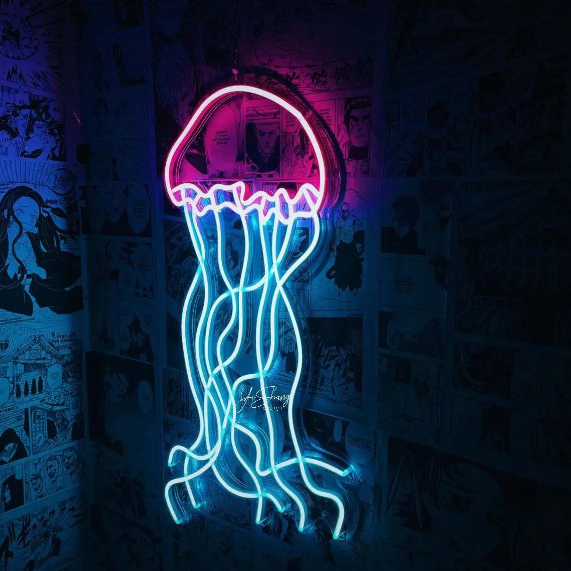 

Jellyfish - LED Neon Sign,Gift,Wall Decor,Custom Sign,Neon Gaming Sign,Neon Gaming,Bright Neon Lights,Ocean Sign
