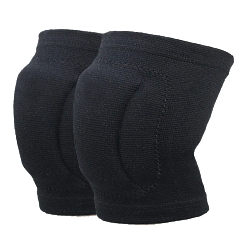 

1 пара Универсальный противоударный трикотажный Силиконовый колпачок на колено для волейбола нажимная дышащая противоскользящая полоса з...