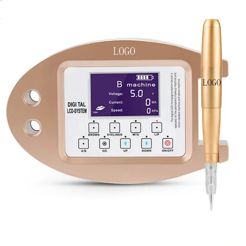 

V3 Micropigmentation Device Permanent Makeup Machine Digital Eyebrow Lips Eyeliner Control Panel For Professional PMU Handpiece