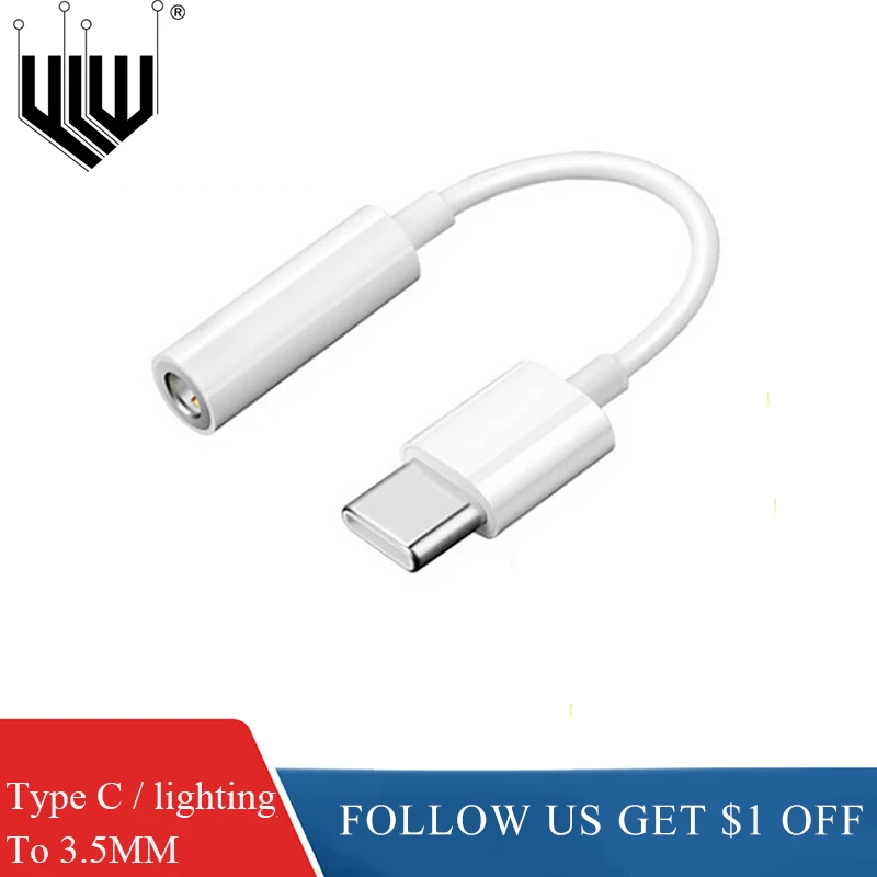 

Кабель для наушников с разъемом USB Type-C на 3,5 мм, 3,5 шт.