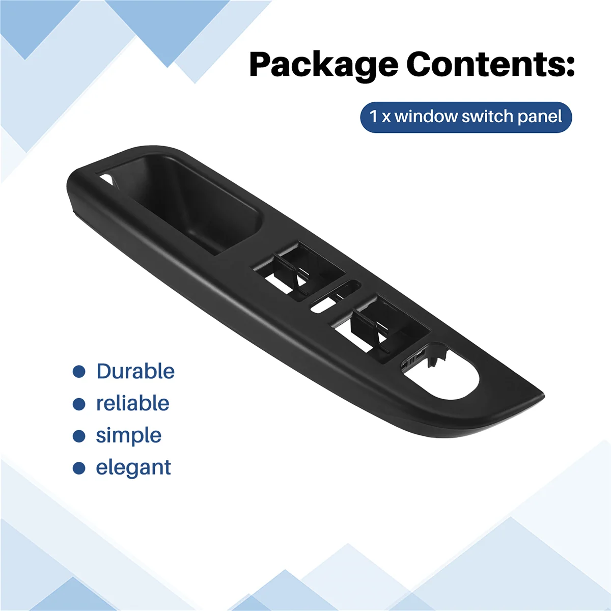 Крышка панели переключателя окна автомобиля отделка автомобильных аксессуаров