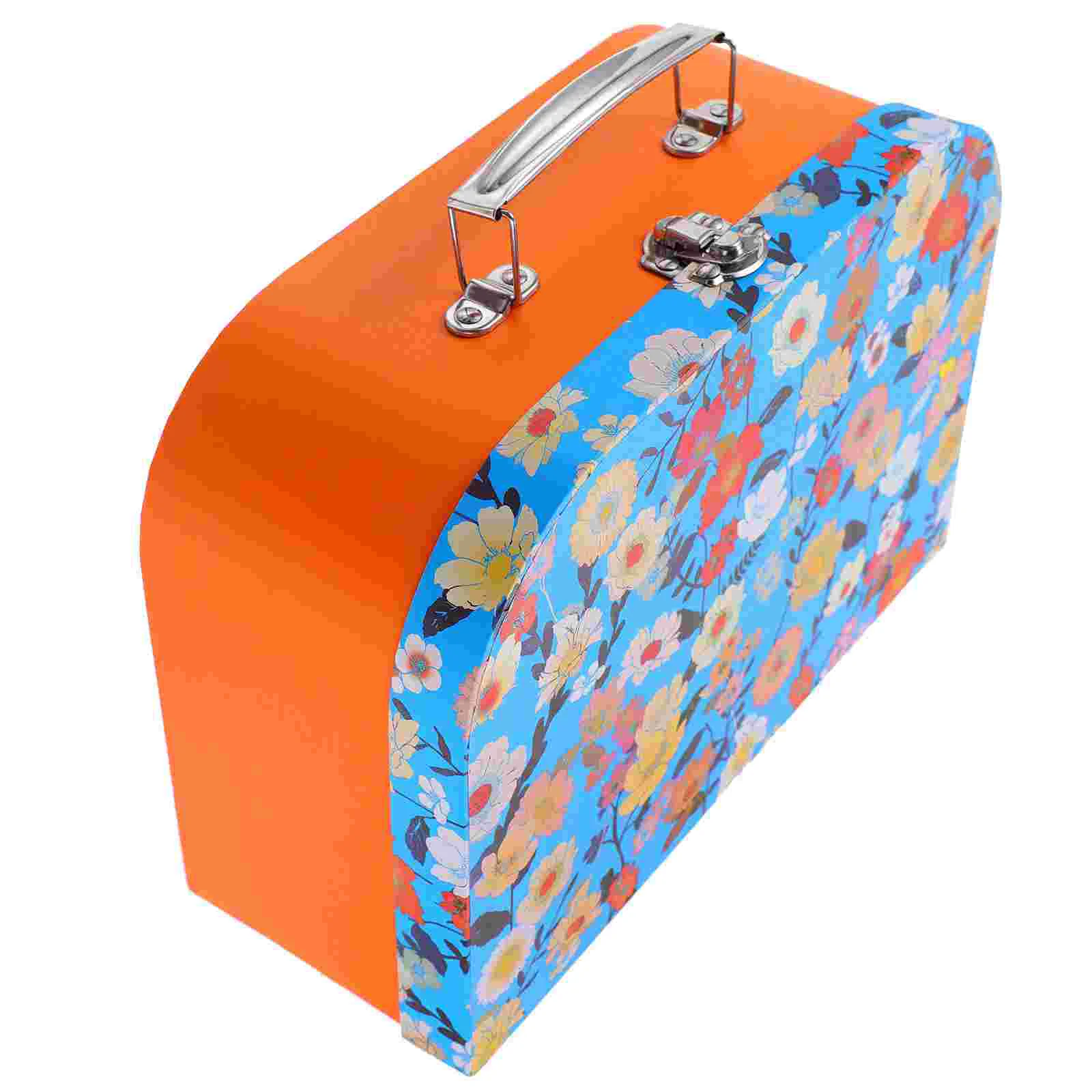 

Storage Suitcase Kids Travel Toys Toiletry Gift Mini Suitcases Decorate Paperboard Alloy Sundries Clutch Makeup Bag