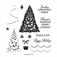 christmas tree new 2022 catalog cutting dies clear stamp scrapbooking for paper making embossing frame card craft