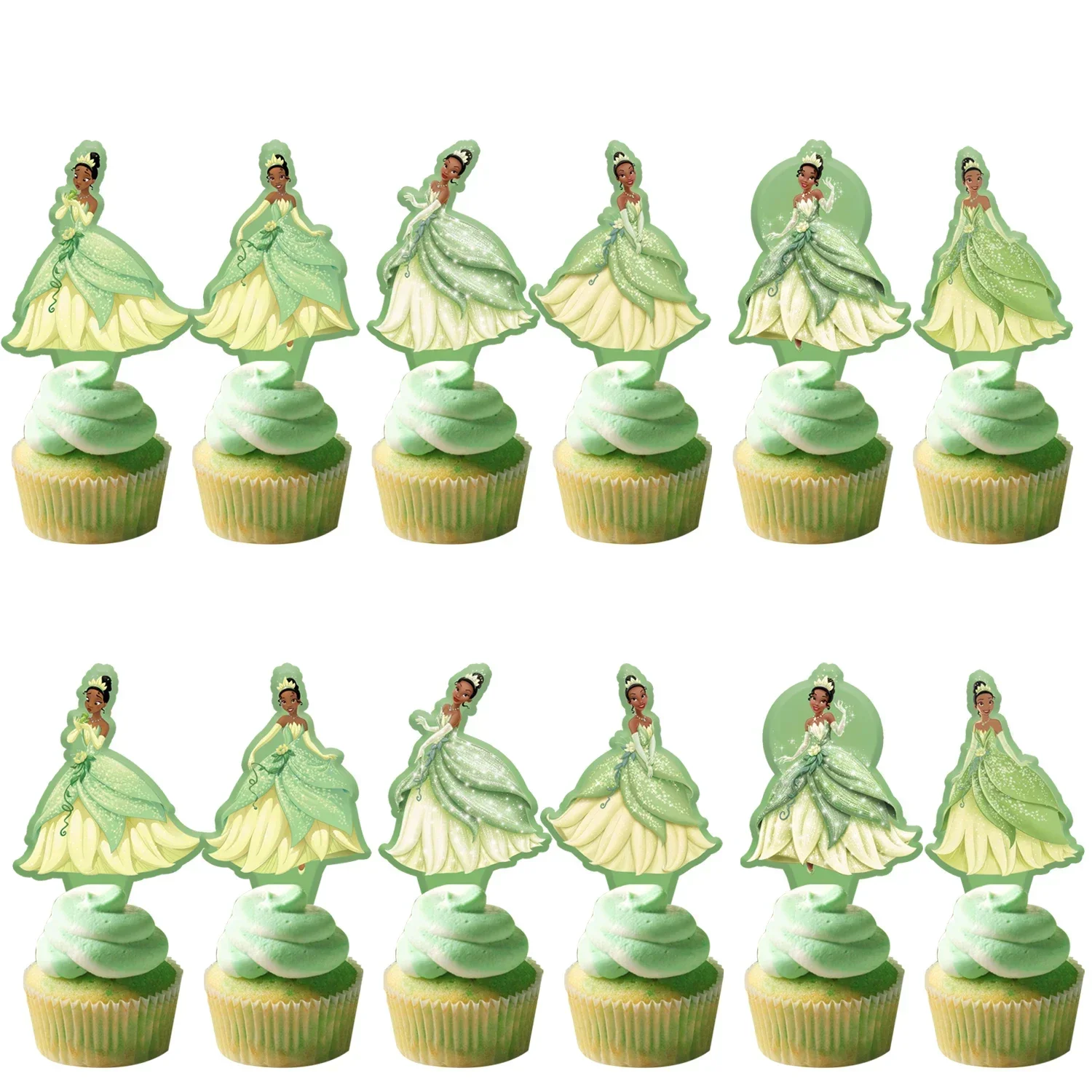 Принцесса Тиана украшение на день рождения одноразовая посуда чашки тарелки