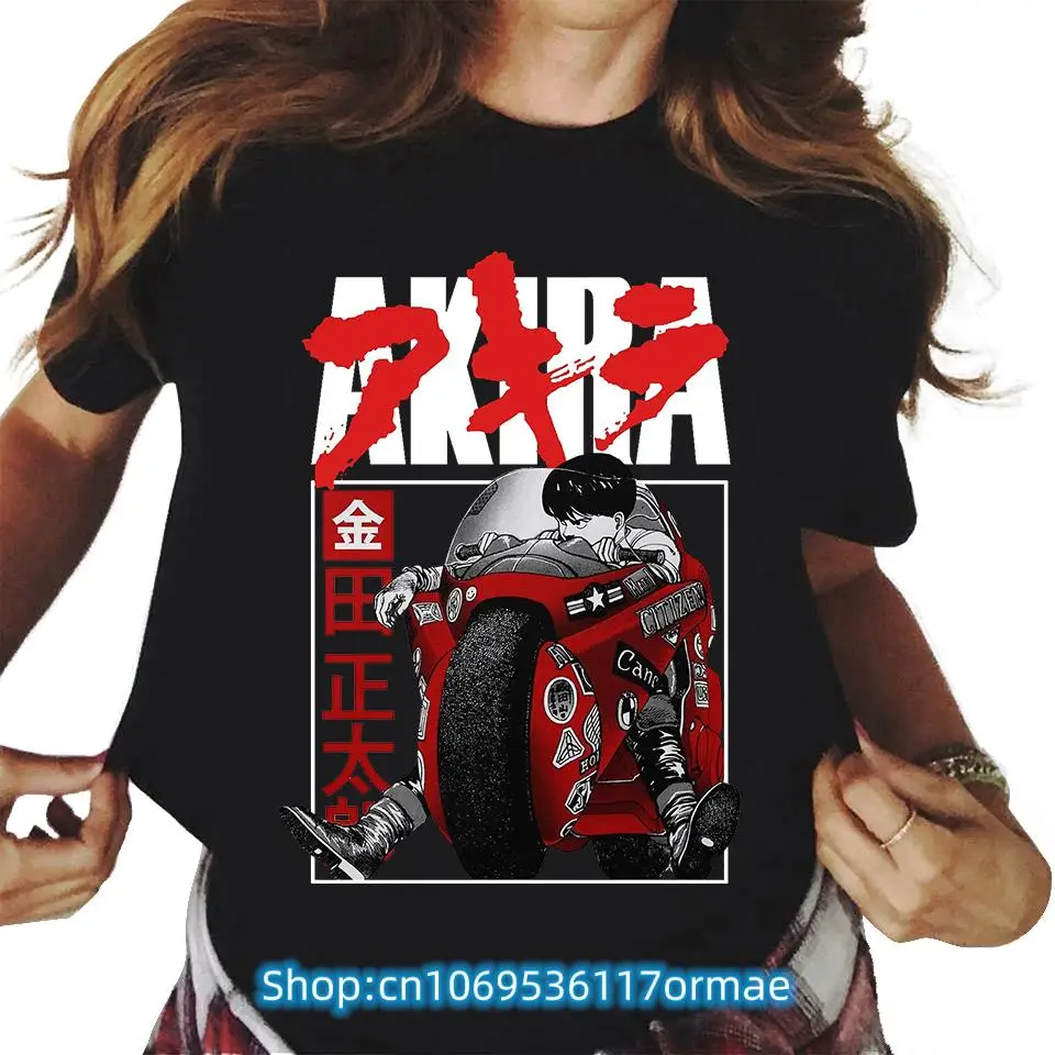 

Akira T Shirt Anime Jepang Manga Harajuku Fashion O-Neck T-Shirt Streetwear Kasual Tops Tee