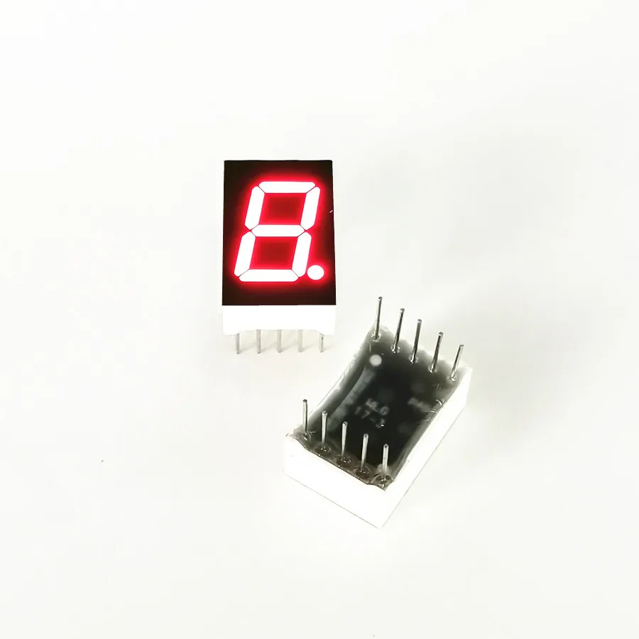 10 шт. 0 5 дюйма 1 бит цифровой модуль красного света KYX-5101AS/BS 10Pin 12 5*19*8 мм