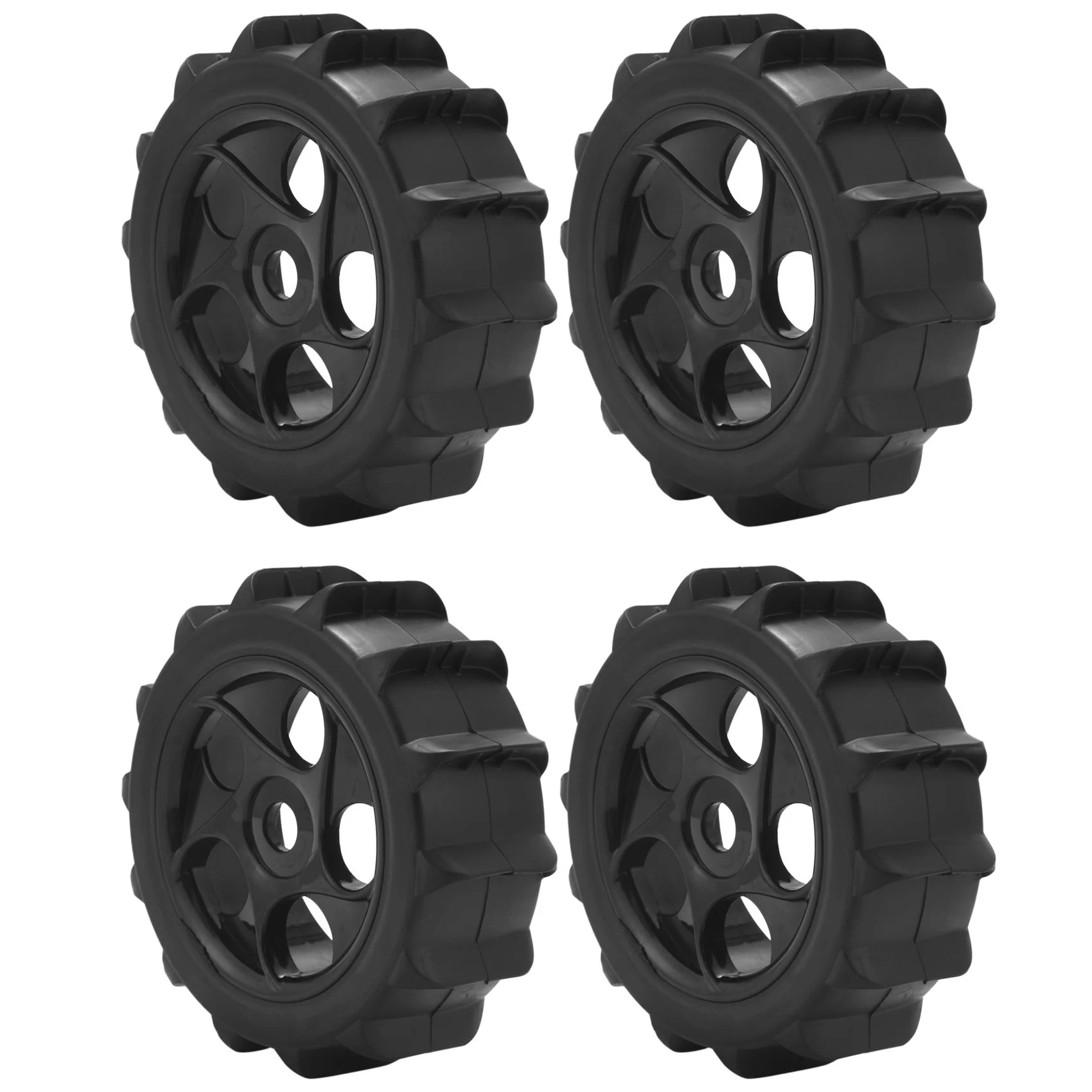 

4Pcs RC 1/8 Paddles Snow Sand Tires Tyres Fit HPI AKA 1:8 Off-Road Buggy Wheels 1:8 Off-Road Short Card Beach Tire for RC Car