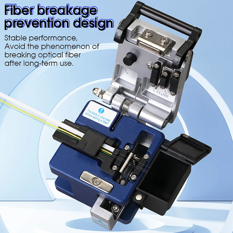 COMPTYCO High Precision Fiber Cleaver AUA-6S/61S FTTT Fiber Cable Cutting Tools Fiber Cutter 16 Surface Blade
