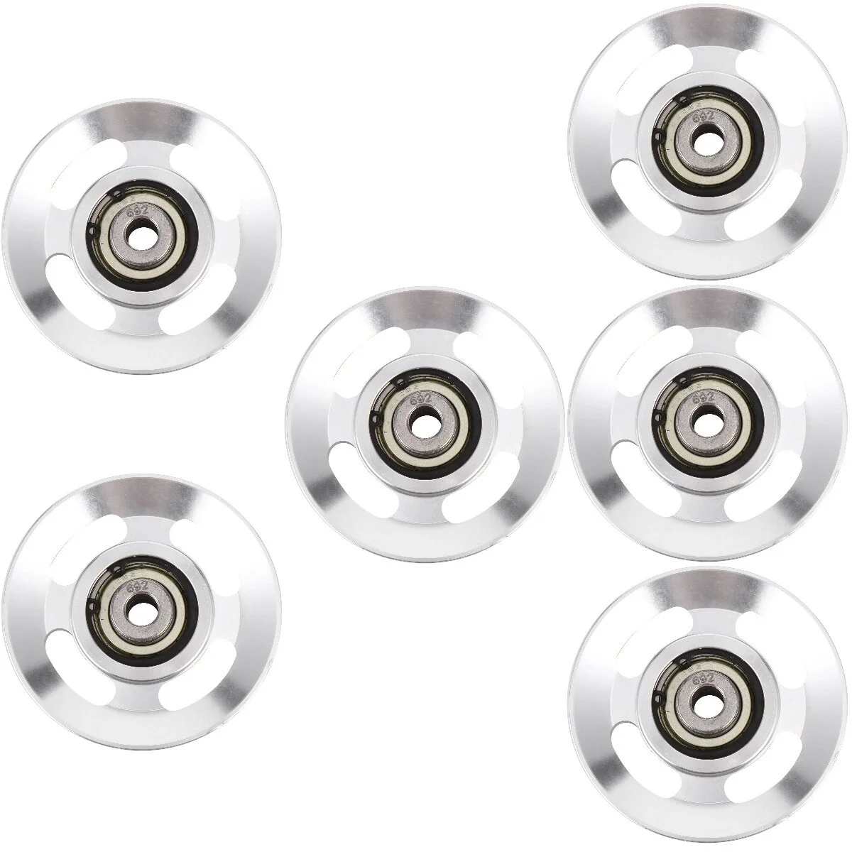 

6 шт., тренировочные колесики, 8, 8 х2, 2 см