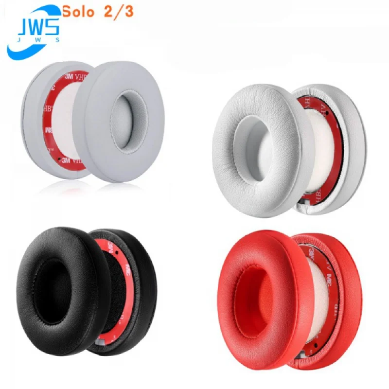 

Replacement Ear Pads Cushion for Solo 3 Wireless Earpads Earbuds for Beats Solo 2 Wireless Headset Case Ultra-soft Protein Skin