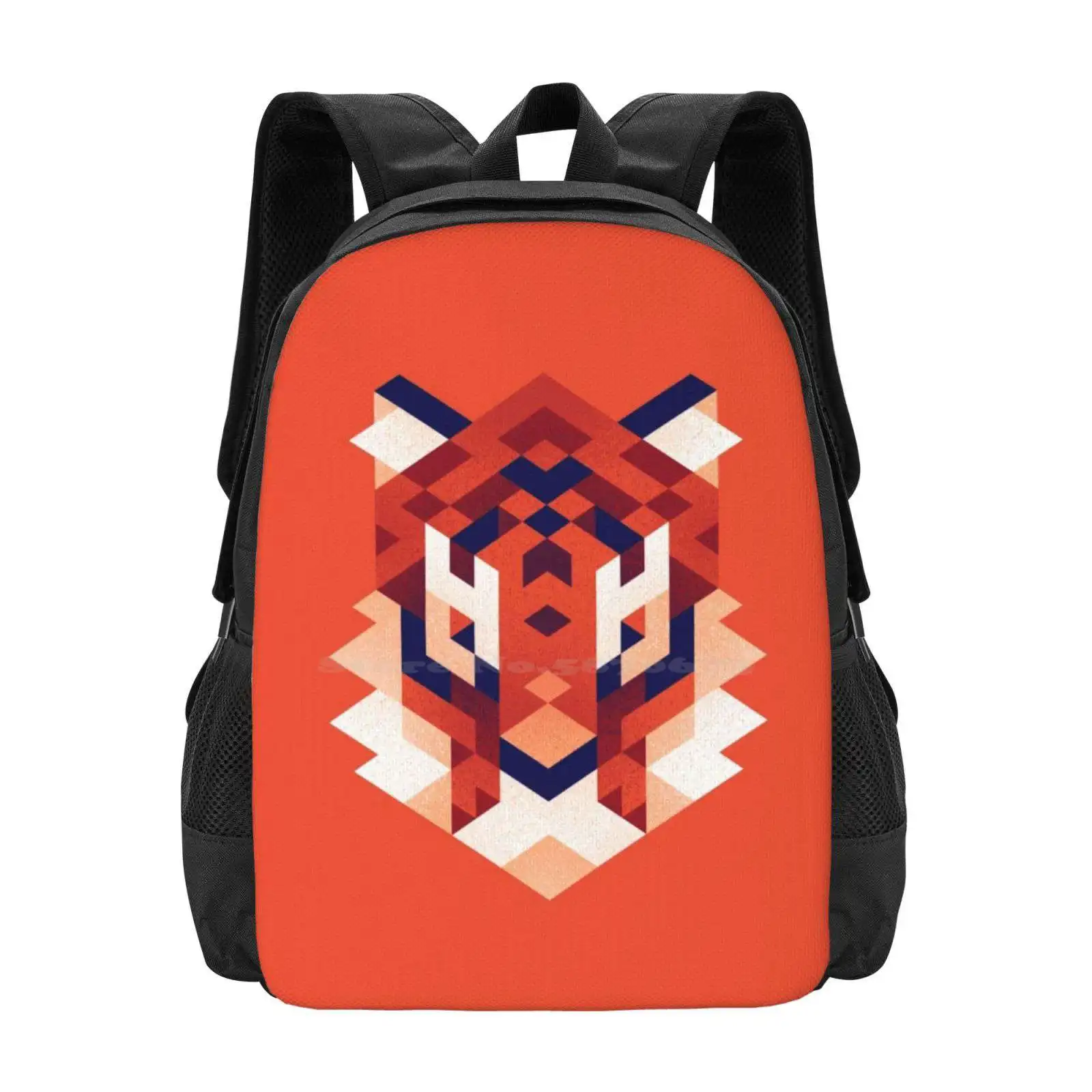 

Trixel рюкзаки с тигром для школы, подростков, девочек, дорожные сумки Tiger Tyger Trixel Hexels