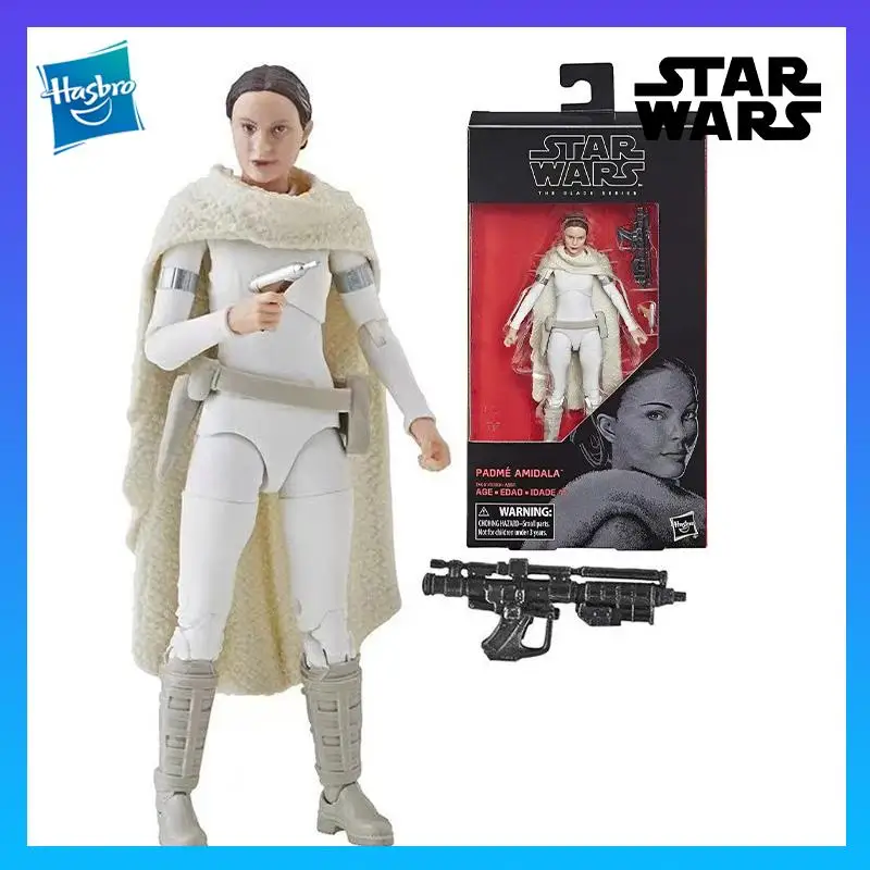 

Hasbro Original Star Wars Black Series Padme Amidala 16cm Movie & Anime Peripherals Children's Gift Model Toys Action Figures