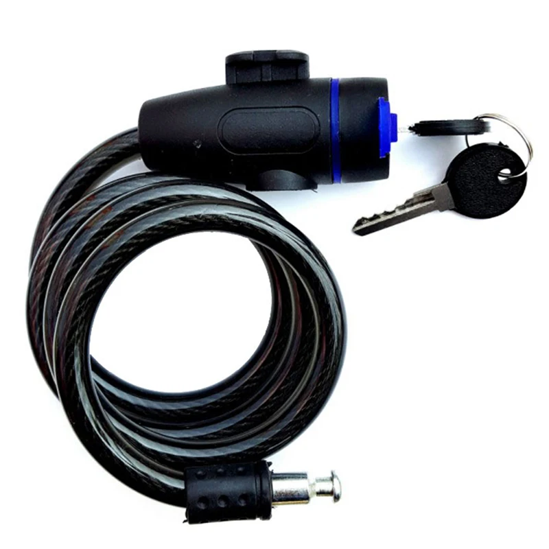 

Замок для велосипеда, стальной трос толщиной 90 см, для велосипеда, скутера, коляски