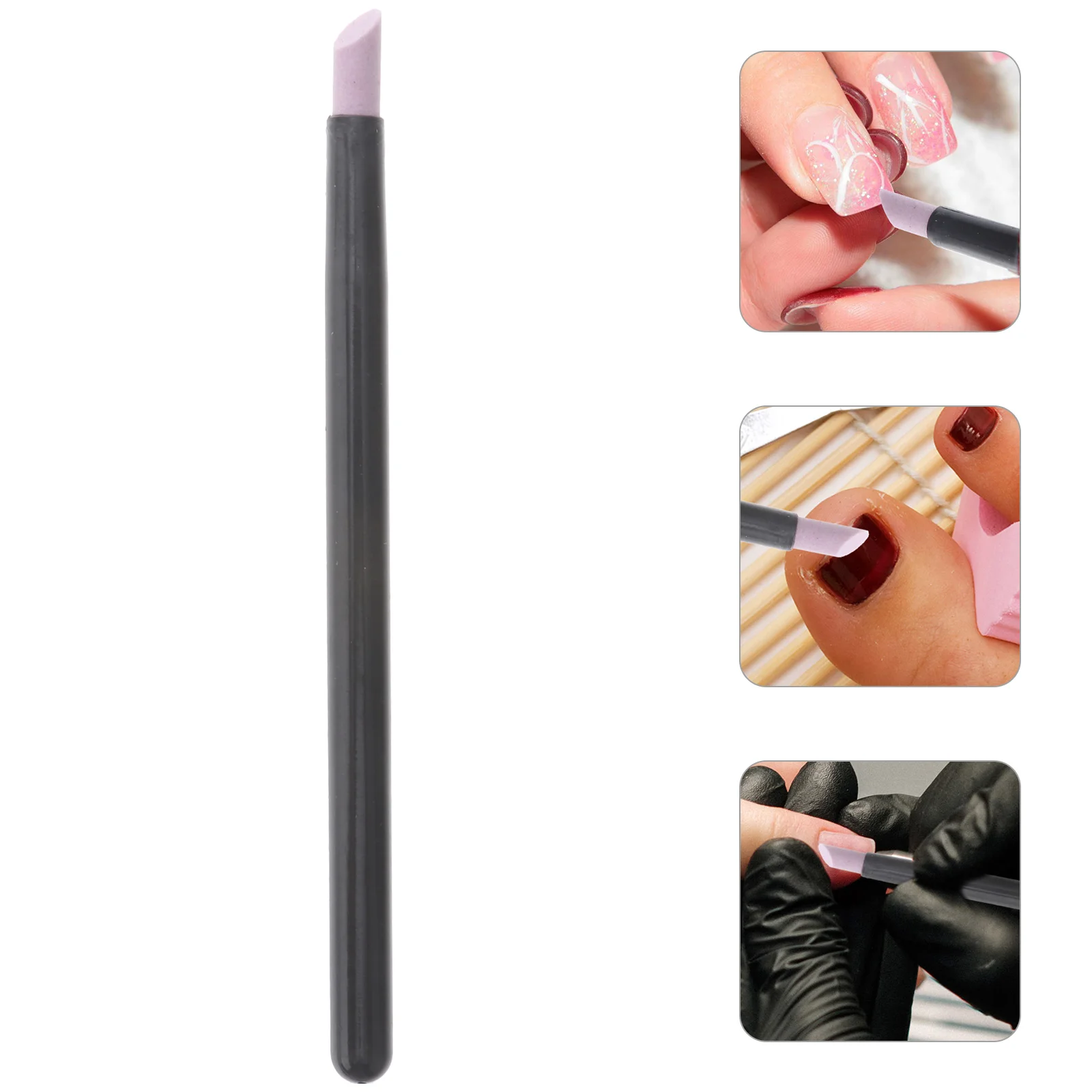 

Nail Cuticle Pusher File Stick Cleaner Tool Set Sticks Glass Manicure Bul Sanding Eraser Pushers Buffer Pedicure Files Quartz