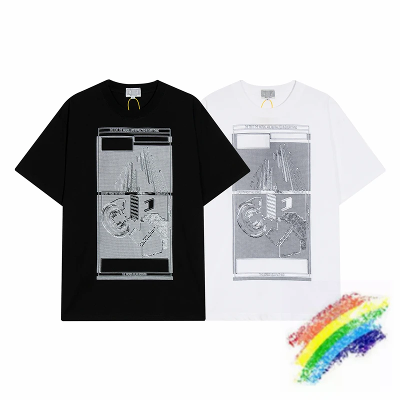 

Cav Empt футболка для мужчин и женщин лучшее качество оверсайз CE геометрический принт короткий рукав CAVEMPT C.E футболка Топы футболки