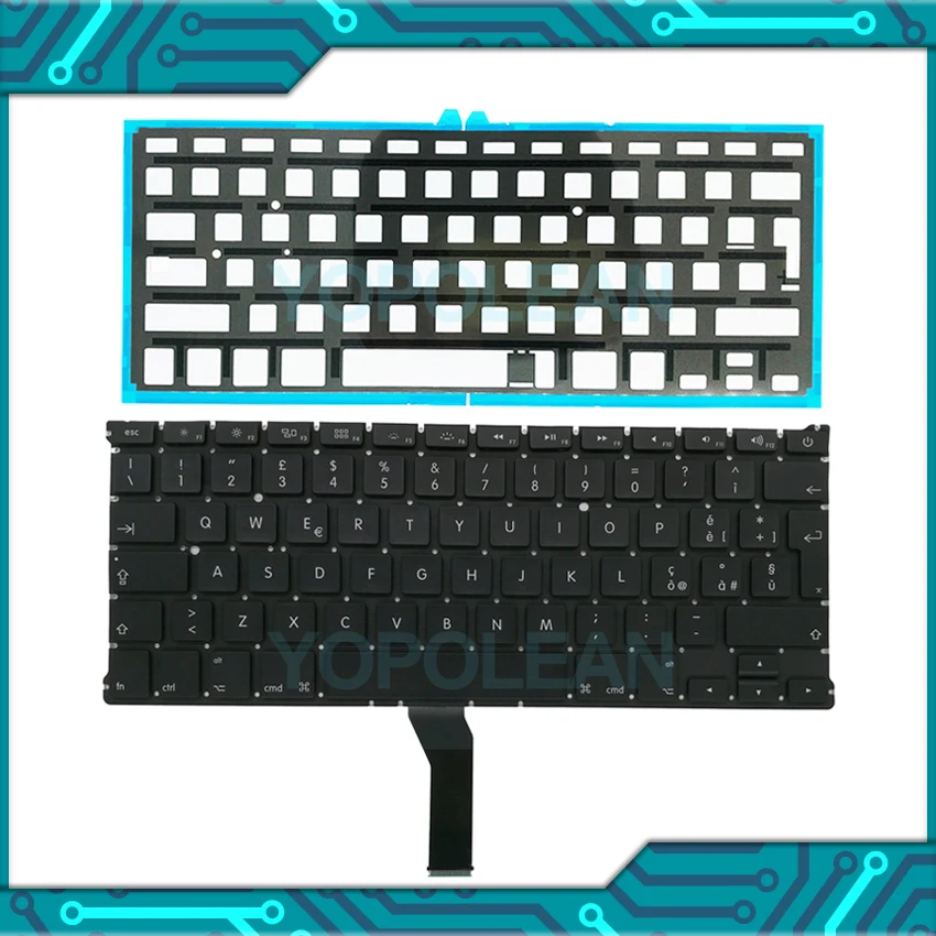 

5 Sets New Italy Keyboard For Macbook Air 13" A1369 A1466 Keyboard Italian Layout with Backlight 2011-2017 Years