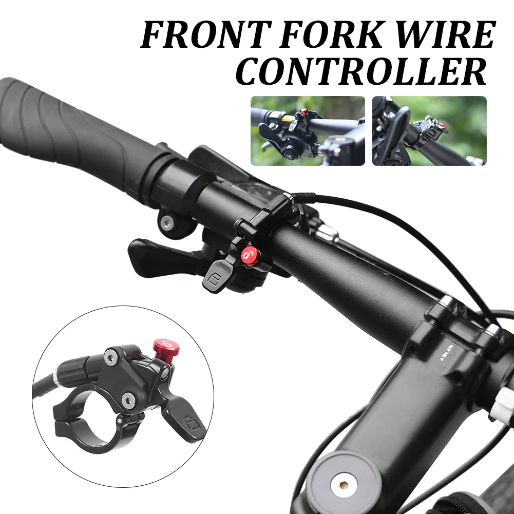 

MTB Bike Remote Lockout Lever Front Fork Wire Control Switch Suspension Fork Locking Controller For 22.2mm Handlebar Bike Parts