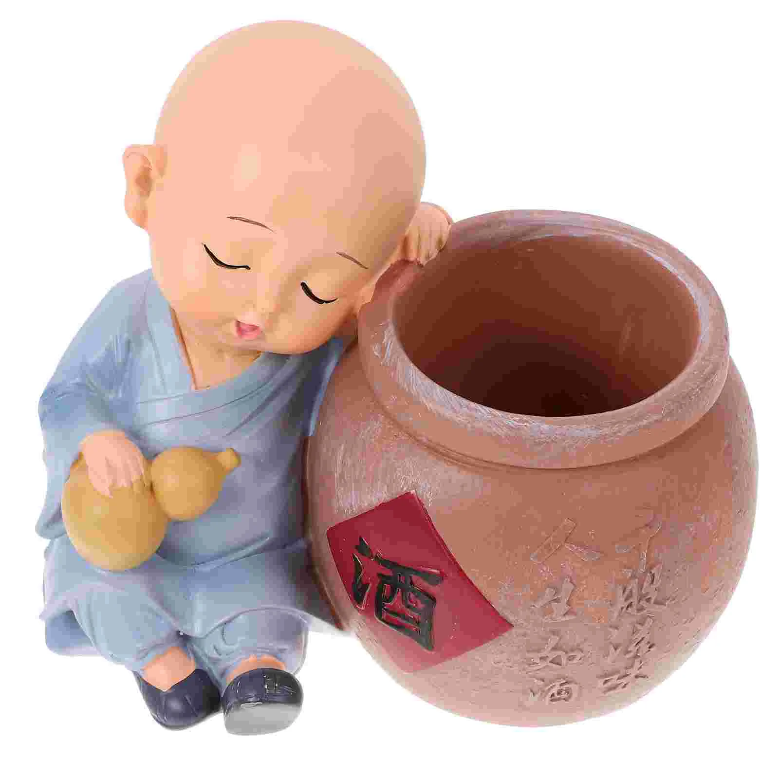 

Small Monk Adornments Modeling Crafts Bonsai Models Figurine Mini Garden Decorations Statue Gift