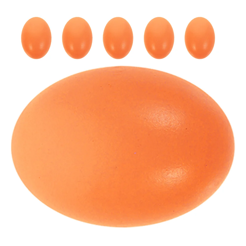 6 шт. имитация яиц декор моделирование ролевые игры игрушки поддельные