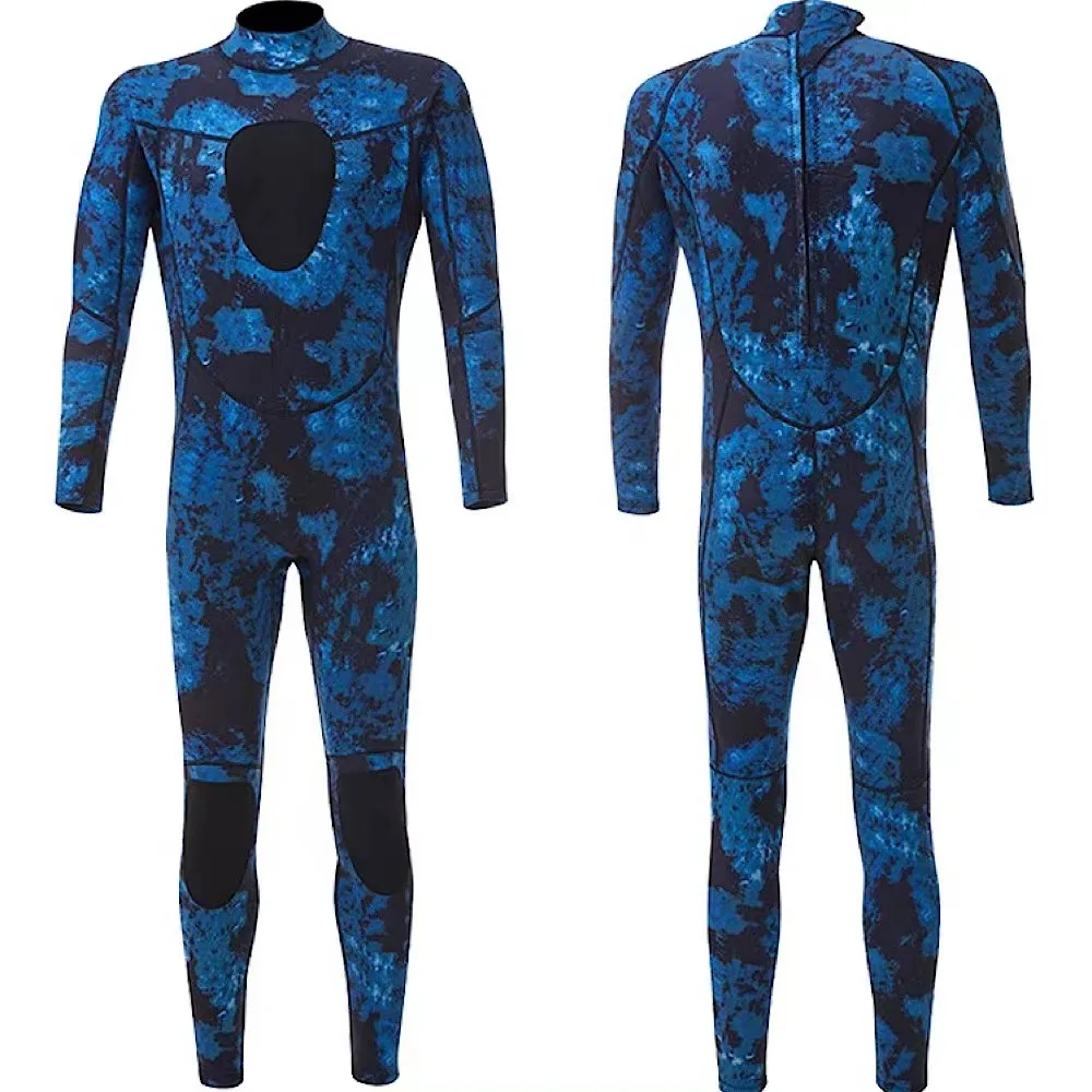 2022 Wetsuits Mens 1.5MM/3MM Camo Neoprene Scuba Diving Unisex One Piece Sport Skin Spearfishing Full Diver Suit Drop Shipping