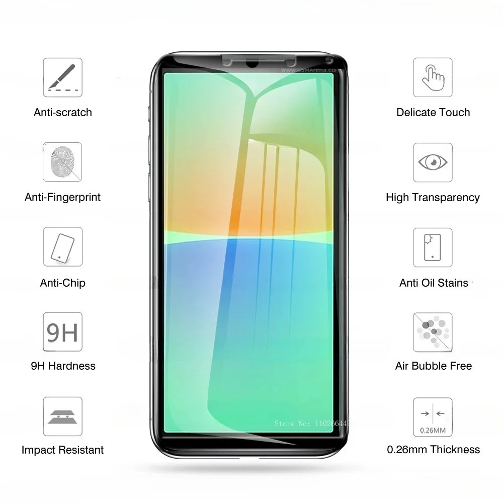 3 шт. 9H для Sony Xperia 10 IV 1 III 5 II закаленное стекло Xperia10iv 5G Xperia10 Xperia1 Xperia5 Xperia1iv Защитная