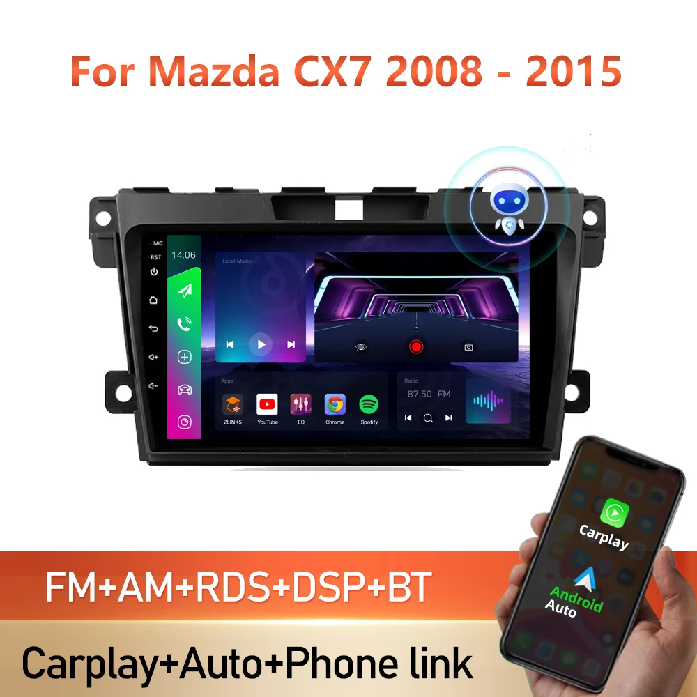 

iorigin 6+128G 2 din Android Auto Radio For Mazda CX-7 CX7 2008 - 2015 Carplay Car Multimedia GPS 2din autoradio