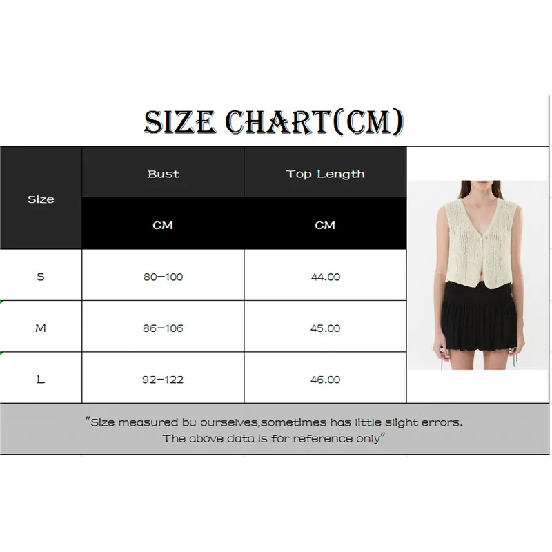 Women Knitted Hollow Cropped Camis y2k Aesthetic V-Neck Button Tank Tops Sleeveless Vintage Camisole Harajuku Streetwear images - 6