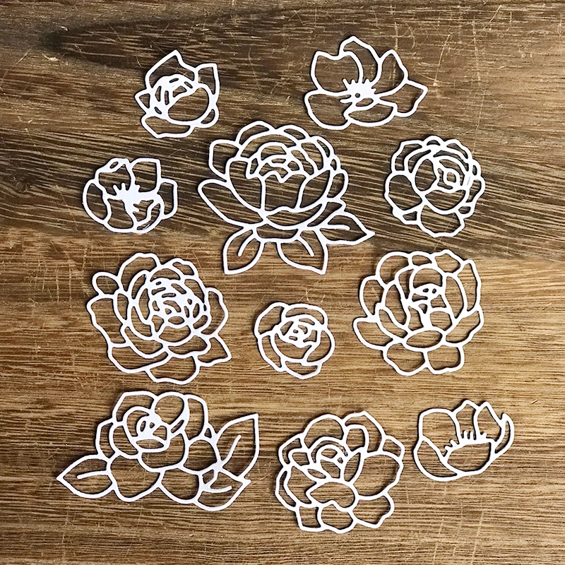 

New Arrival Flower set Metal Cutting Dies for DIY Scrapbooking/photo album Decorative Embossing DIY Paper Cards