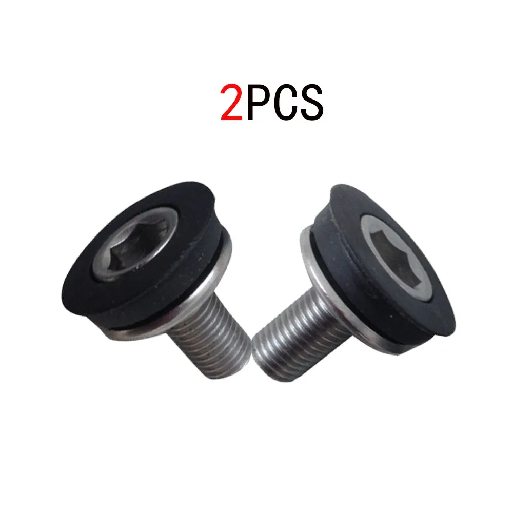 

2Pcs Bicycle Bottom Bracket Axle Allen Key Crank Arm Bolts M8 Screw Hot Sale Square Hole Central Axis Replace For 8mm Allen Wren