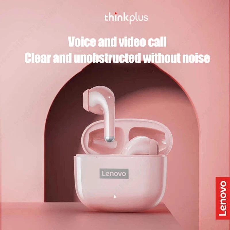

New Lenovo Lp40S Wireless Bluetooth Headset TWS Wireless Bluetooth 5.1HiFi Dual Stereo Noise Reduction Bass Touch Long Standby 3