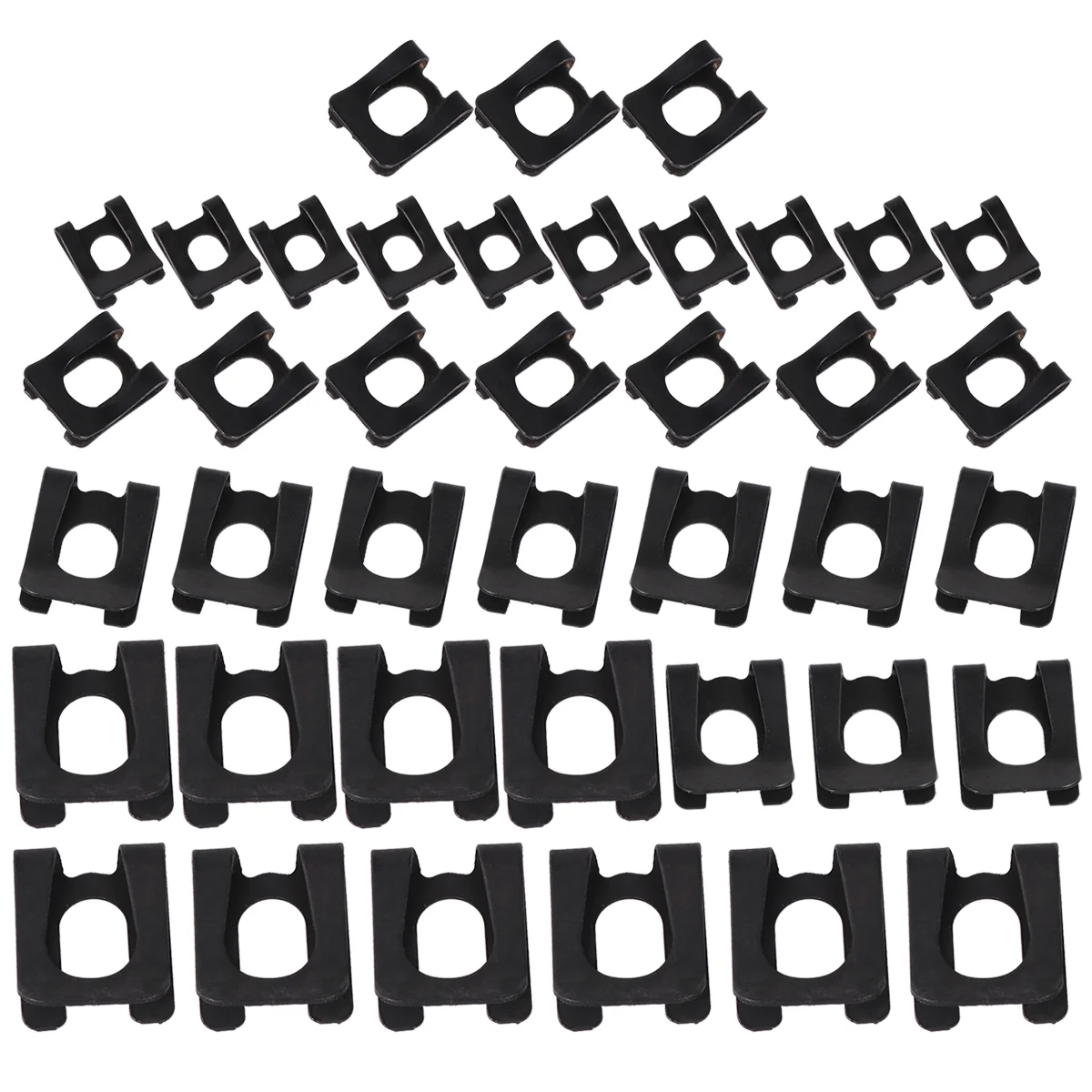 

40pcs DK Axis Retaining Ring Block U Type Clip Screw Fastener for Furniture