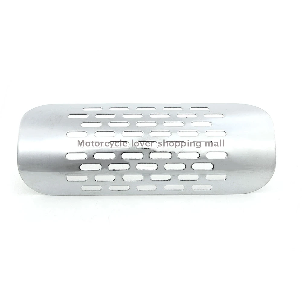 Выхлопная труба мотоцикла тепловая защита крышка регулируемые зажимы глушитель