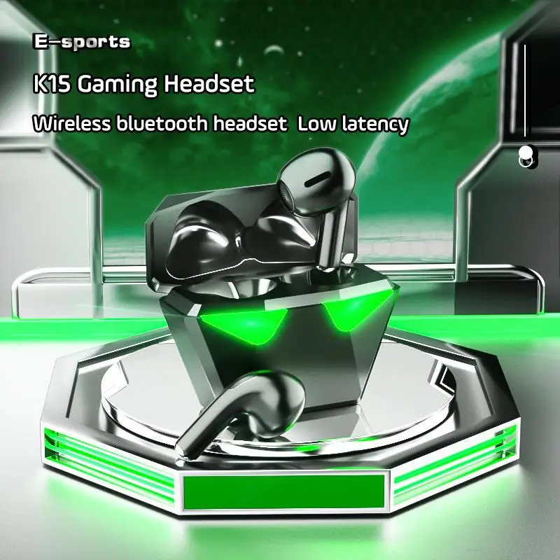 

New E-sports Game K15 True E-sports Gaming Headset Low Latency Wireless Bluetooth Headset