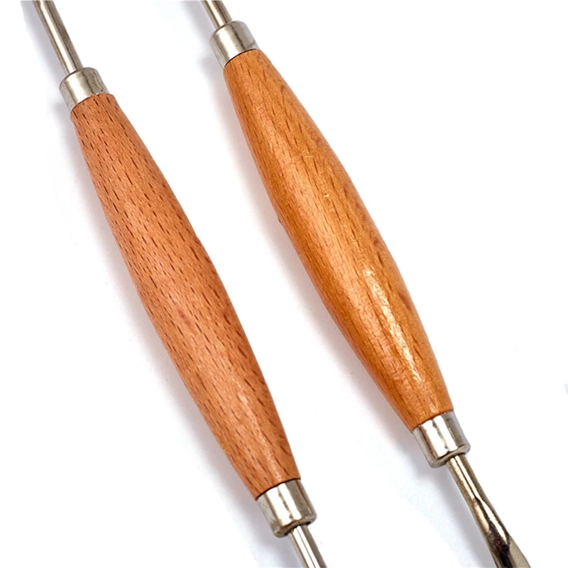 Набор инструментов для работы с кожей 2 шт. моделирующий стилус инструмент резьбы