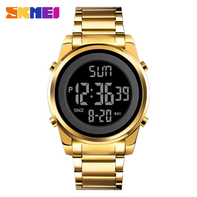 

SKMEI 1611 Luxury Digital Men Watches Business Sport Count Down Waterproof Electronic Wristwatches Mens Clock 2004 reloj hombre