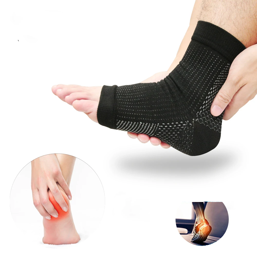 

1Pair Ankle Braces Anti Fatigue Ankle Support Elastic Compression Foot Sleeve Sport Run Ankle Protector Foot Angel Ankle Strap