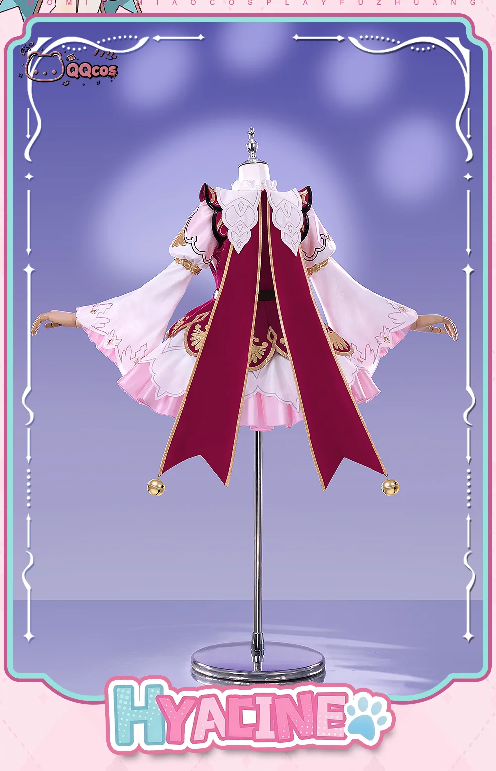 Фото Костюм для косплея QQcos Wind Violet из игры Honkai Star Rail: Полный комплект униформы игрового персонажа для женщин, для Хэллоуина и вечеринок №3