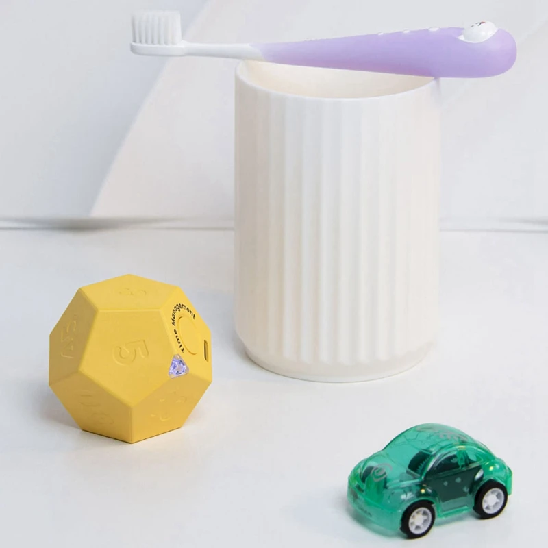 Мини-таймер вращающийся додекагон перезаряжаемый таймер со звуковой вибрацией