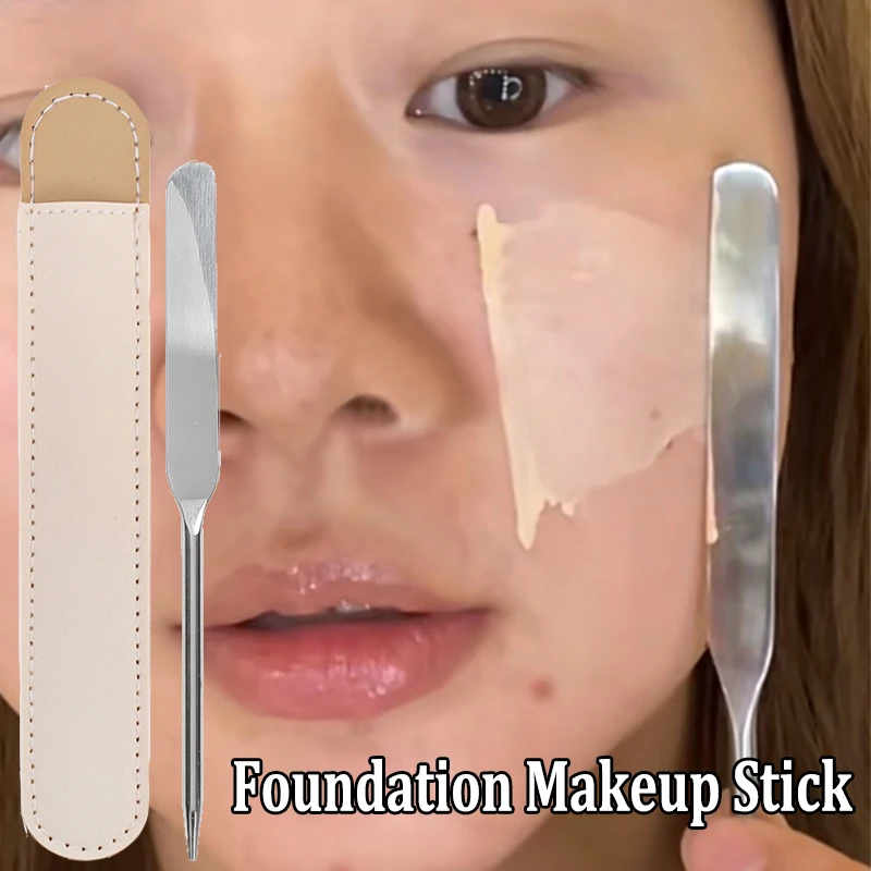 

Stainless Steel Mixing Spatula Tool Spatuler Spoon Nail Art Makeup Foundation Eyeshadow Mixing Stick Makeup Accessories Tools