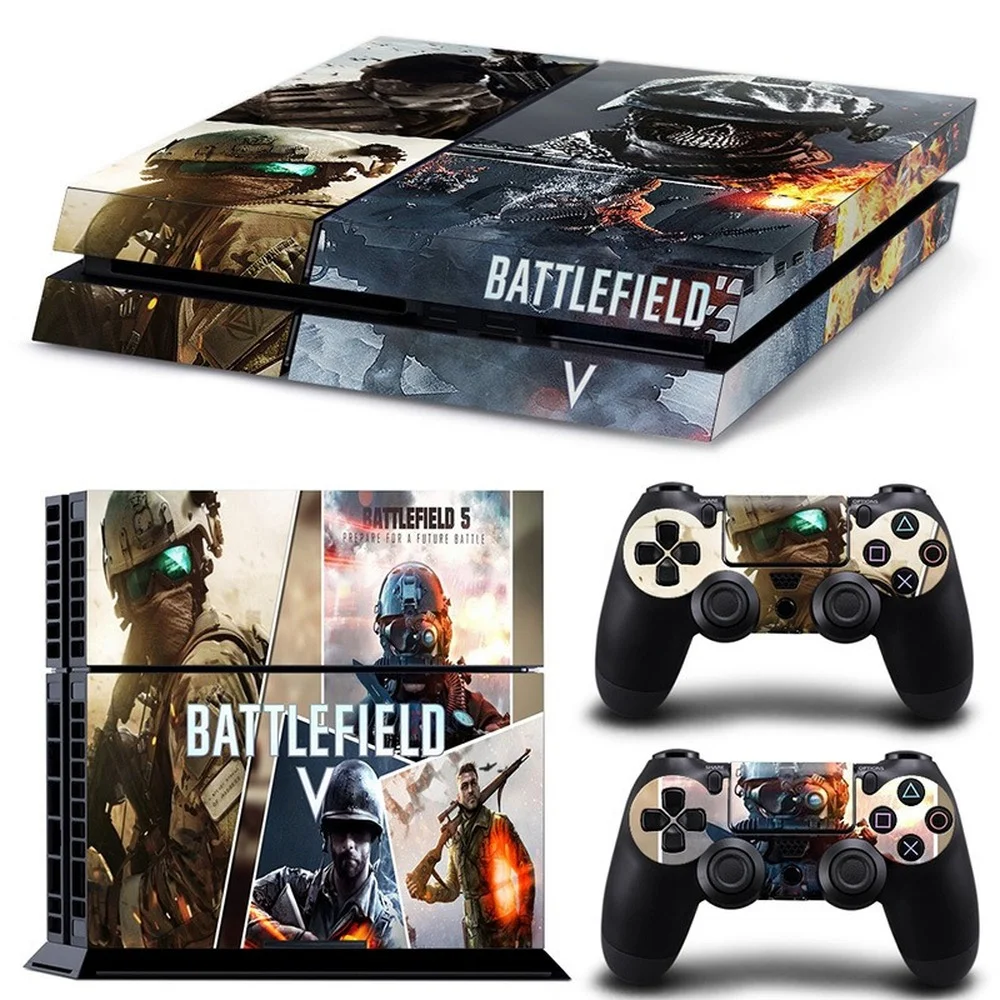 Виниловая наклейка на консоль PS4 с защитой от пыли |